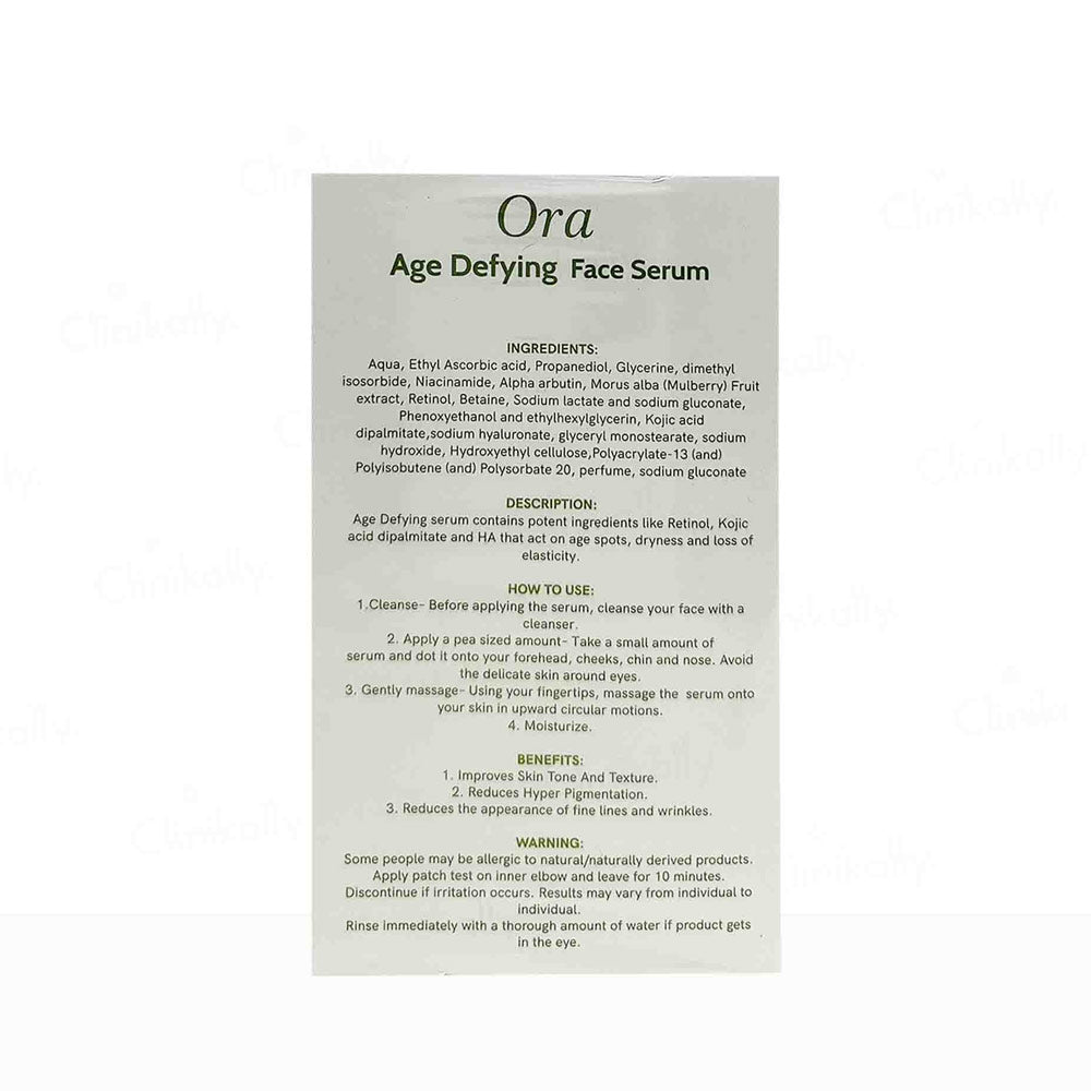 ORA AGE DEFYING SERUM