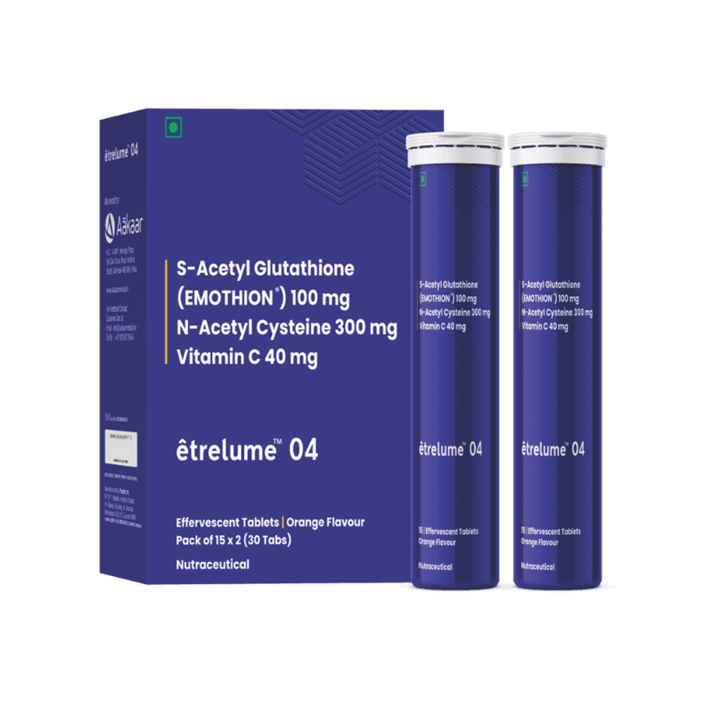 s acetyl glutathione emothion ETRELUME 04 Emothion Effervescent Tablets 2026