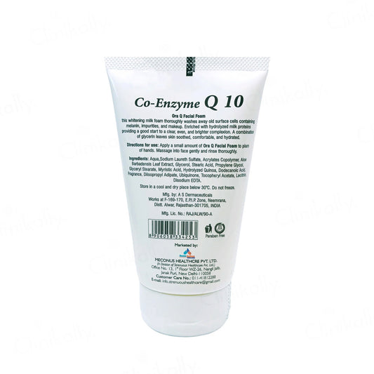 Ora Q Whitening Facial Foam