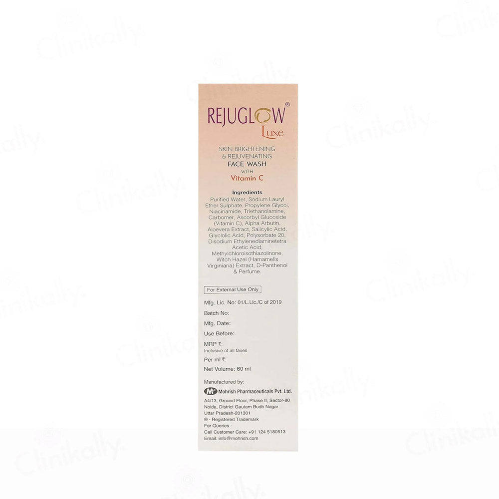 Rejuglow Luxe Skin Brightening & Rejuvenating Face Wash