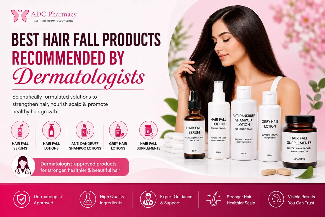 Best Hair Fall Products Recommended by Dermatologists