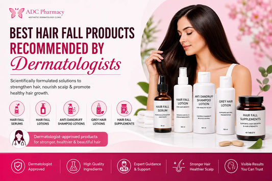 Best Hair Fall Products Recommended by Dermatologists