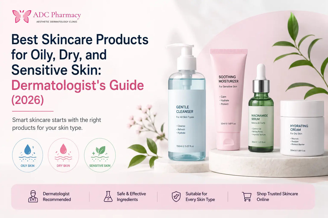 Best Skincare Products for Oily, Dry, and Sensitive Skin: Dermatologist's Guide (2026)
