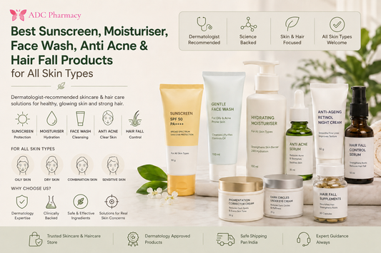 Best Sunscreen, Moisturiser, Face Wash, Anti Acne & Hair Fall Products for All Skin Types