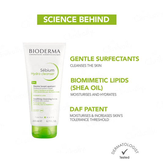 Bioderma Sebium Hydra Soothing Balm Cleanser