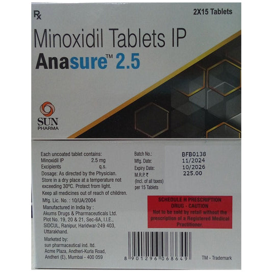 ANASURE 2.5 MG TAB