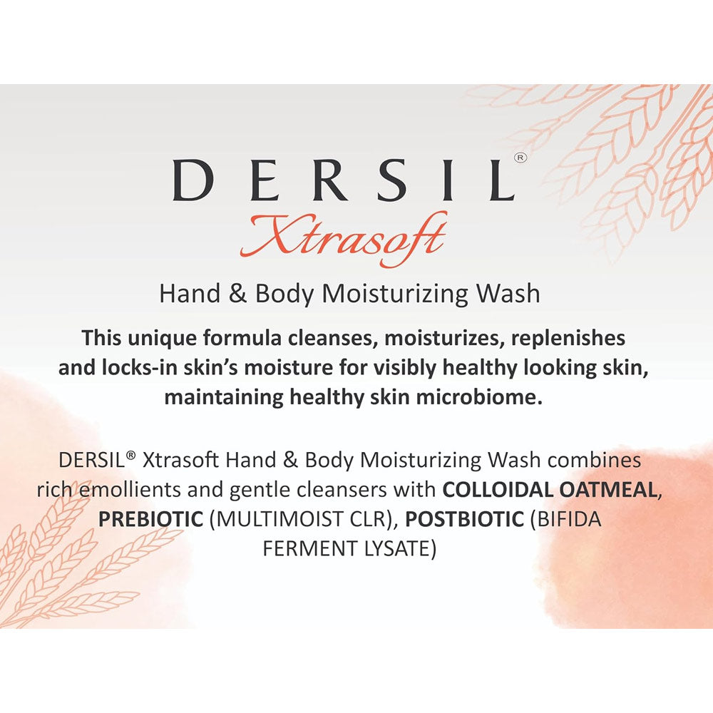 DERSIL XTRASOFT HAND &BODY WASH