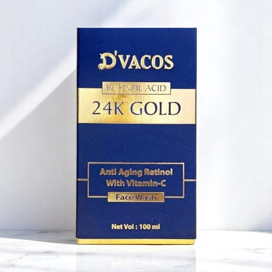 D'Vacos Retinol Acid 24K Gold Face Wash